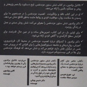 شش ستون عزت نفس