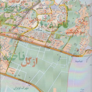 کتاب نقشه راهنمای منطقه 1 تهران 70100