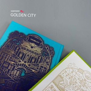 کتاب دفتر یادداشت خط دار GOLDEN CITY نشر همیشه قطع رقعی