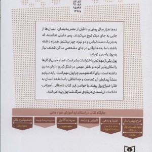 کتاب آموزش سواد مالی،سطح سه دوره ی اول دبیرستان 6 زندگی نامه ی جناب پول
