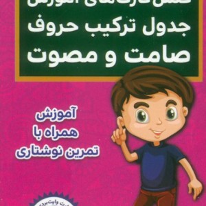 فلش کارت های آموزش جدول ترکیب حروف صامت و مصوت - حمیدرضا بیات