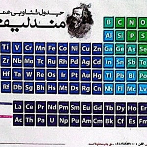 جدول تناوبی عناصر مندلیف