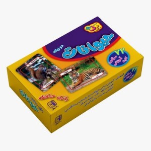 72 عدد فلش کارت حیوانات