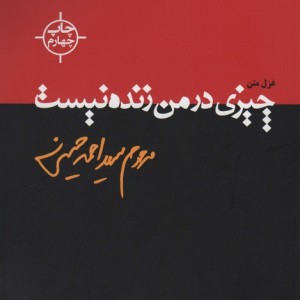 کتاب چیزی در من زنده نیست اثر احمد حسینی
