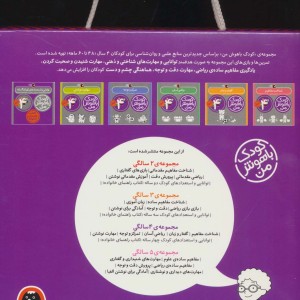 کیف کتاب کودک باهوش من مهارت های یادگیری کودکان 4 ساله