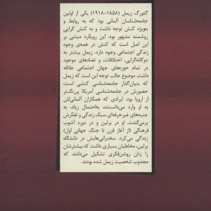 بازنگری در فلسفه اجتماعی گئورگ زیمل