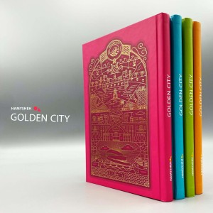 کتاب دفتر یادداشت خط دار GOLDEN CITY نشر همیشه قطع رقعی