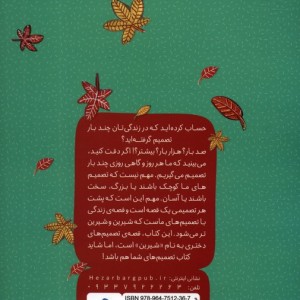 کتاب تصمیم های شیرین 5 یک چیزی پیدا شده است گلاسه