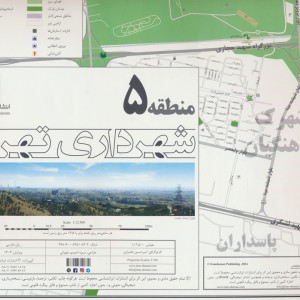 نقشه شهرداری تهران منطقه 5 کد 405