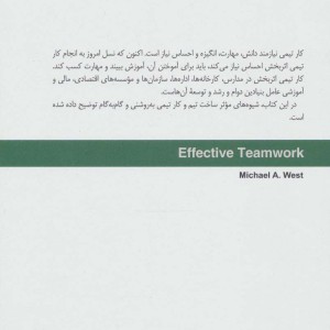 کتاب کار تیمی اثربخش نشر سایه سخن