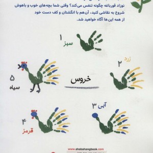 بازی با رنگ لذت نقاشی با انگشت و کف دست