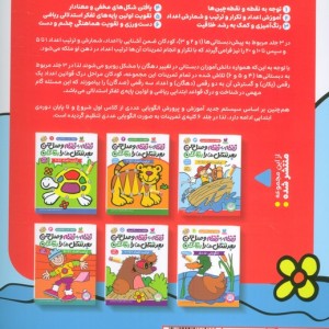نقطه به نقطه وصل کن بعد شکل ها را رنگ کن 3