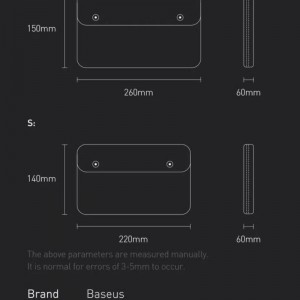 کیف لوازم جانبی بیسوس Baseus Basics Series Digital Device Storage Bag (S) LBJN-D0G سایز کوچک