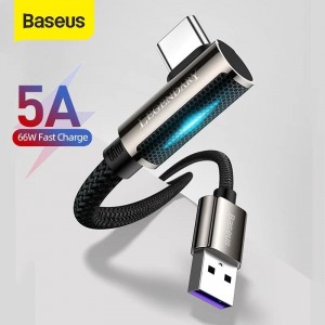 کابل Type C فست شارژ بیسوس Baseus Legend Series USB to Type-C CATCS-C01 طول 1 متر و 2 متر و توان 66 وات