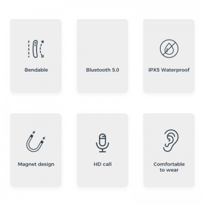 هندزفری بلوتوث جویروم Joyroom JR-D7 Neck-Band Wireless Bluetooth Headphone طراحی مگنتی و ضد آب