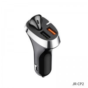 هندزفری بلوتوث و شارژر فندکی جویروم Joyroom JR-CP2 Car Charger Wireless Earphone 2x USB توان 28 وات