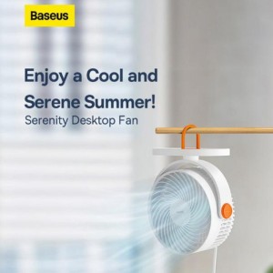 پنکه رومیزی و دیواری بیسوس Baseus BS-HF013 Serenity Series Desktop Fan