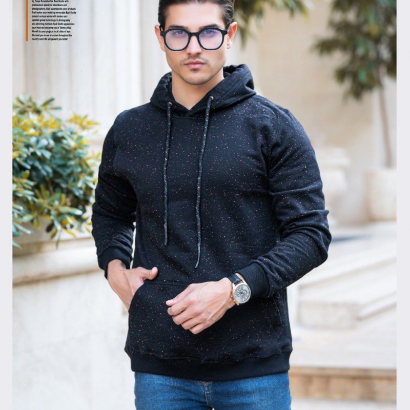 هودی افکت دورس دو نخ پنبه تو کرکی و خارخورده کلاهدار