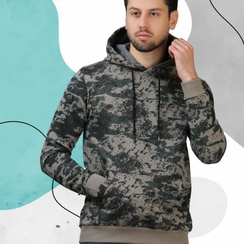 هودی چریکی دورس پنبه دو نخ پنبه گرررم و نرم