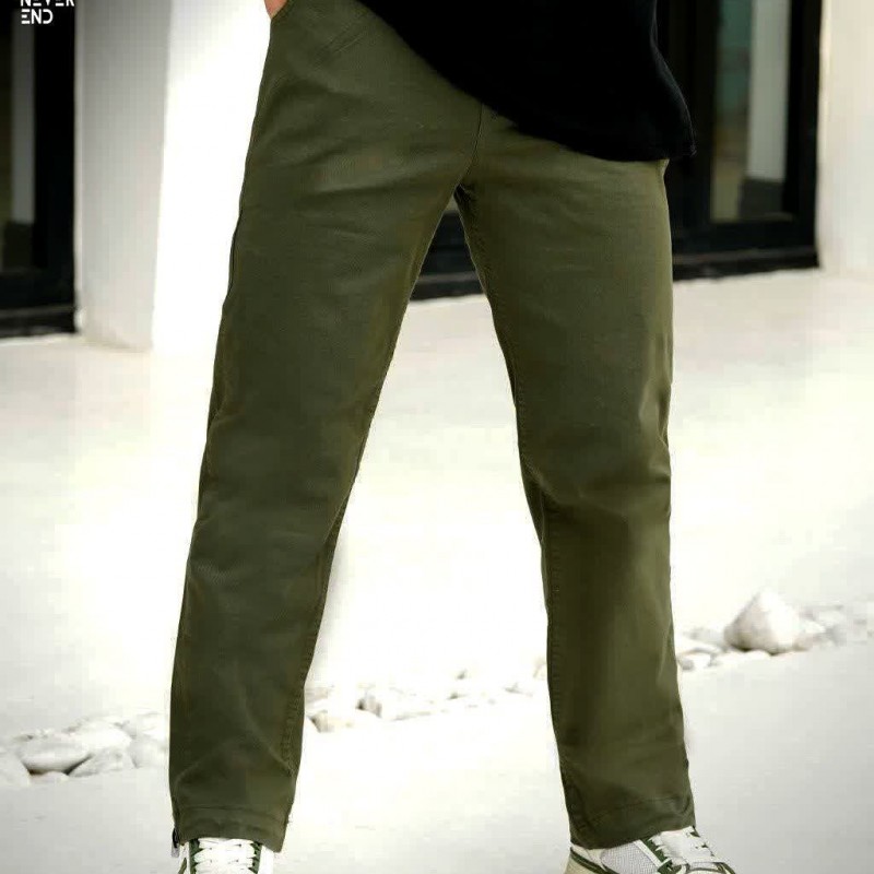 شلوار چهار جیب کتان پنبه مردانه | راحت و باکیفیت | پوشاک پویاکB4033 |کارگو