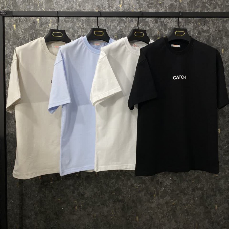 تیشرت پنبه باکسی سبک و خنک چاپی ۱٠٠۴