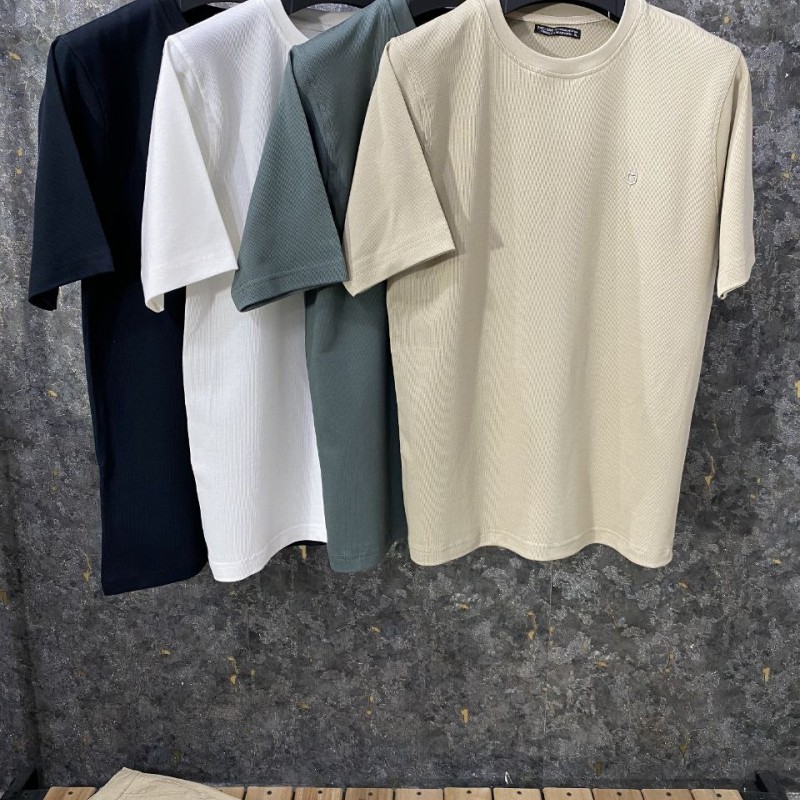 تیشرت پنبه ای مردانه کبریتی رنگبندی  ۱٠۱۱