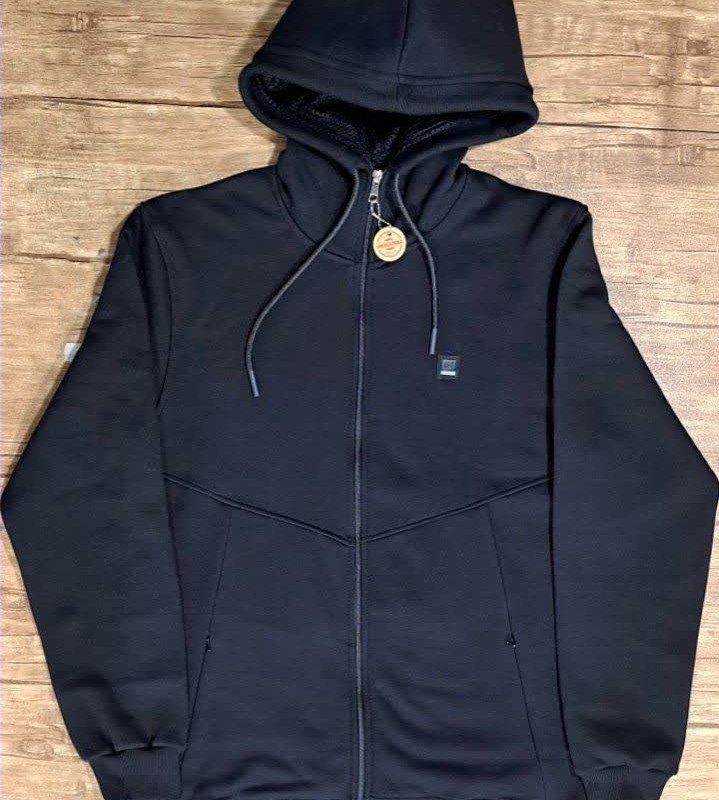 سویشرت دورس سه نخ پنبه ای کلاهدار924