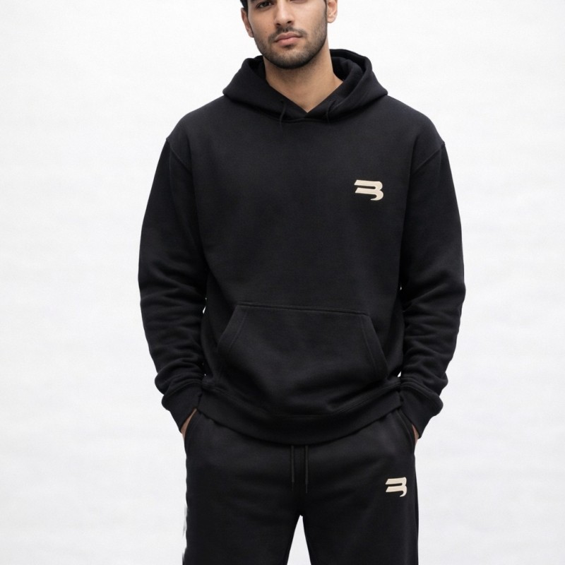 ست هودی و شلوار مردانه دورس سه نخ پنبه اعلا | داخل کرکی | کد 1024