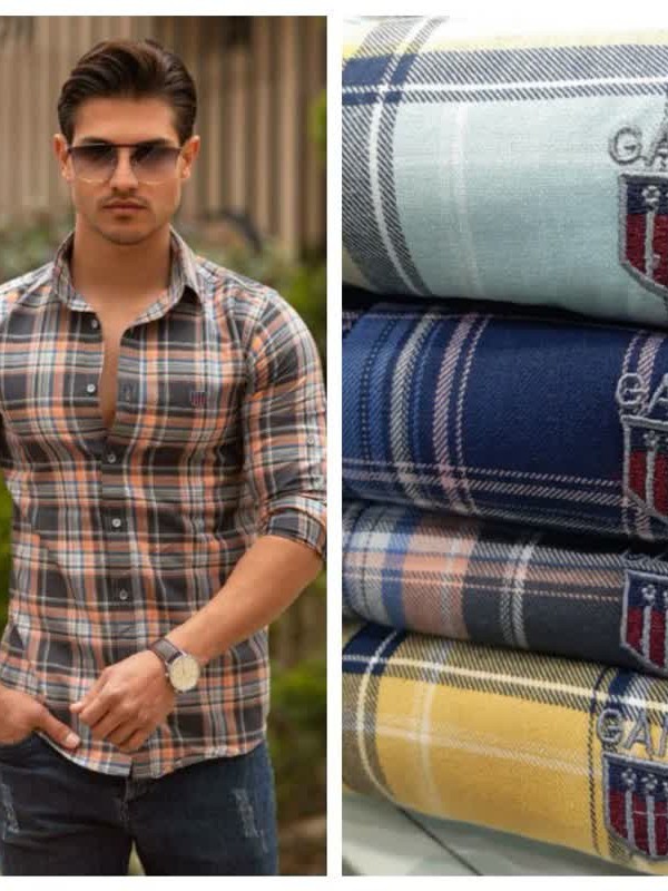 پیراهن چهارخونه پنبه خنک جذاب