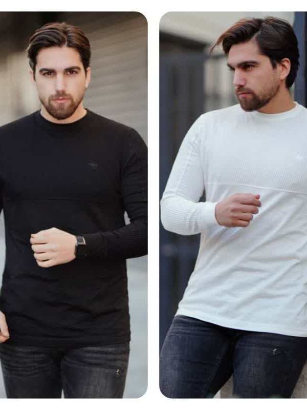 تیشرت پنبه آستین بلند خنک و جذاب کد 794