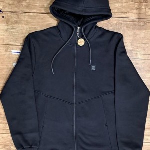 سویشرت دورس سه نخ پنبه ای کلاهدار