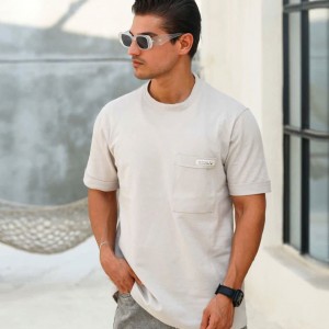 تیشرت سوپر پنبه تک جیب ۹٠٠