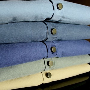 پیراهن کوتینگ جلوبسته مردانه آستین بلند | پیراهن نخی سنگشور شیک | پوشاک پویاک