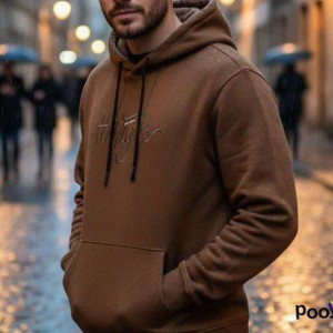 هودی گلدوزی سهنخ پنبهای مردانه | قواره ترک | کد 929