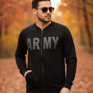 سویشرت دورس سهنخ پنبهای چاپی بدون کلاه توکرکی مردانه | گرم و نرم | کد 757