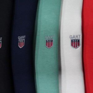 دورس سه‌نخ پنبه‌ای یقه‌گرد گلدوزی گانت – کد 616