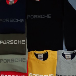 دورس یقه‌گرد پورشه – پارچه سه‌نخ پنبه اعلا | کد H411