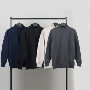 دورس نیم‌زیپ سه‌نخ پنبه‌ای اعلا خارخورده | کد 1028