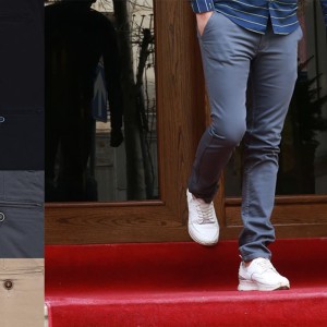 شلوار کتان پنبه‌ای اندامی مردانه مشکی