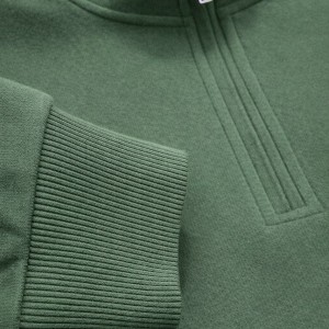 سلانیک پنبه‌ای نیم‌زیپ یقه ایستاده مردانه | کشباف کامل کد 1036