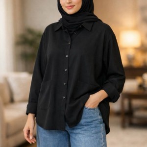 شومیز لینن زنانه مرغوب | سبک، خنک و شیک | کد ۱۰۴۰