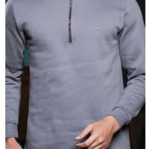 بلوز دورس پنبه نیم زیپ سه نخ۹۱۹