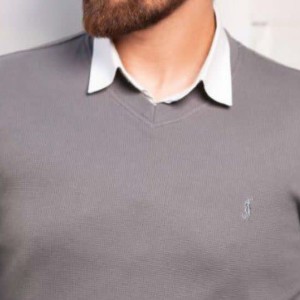 بلوز پنبه بیسکوییتی یقه هفت ۷۷۸