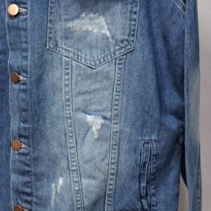 کت جین مردانه کج‌راه سنگین | کد A4041 | تنخور عالی