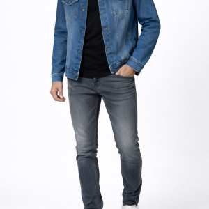 کت جین مردانه کج‌راه سنگین | کد A4041 | تنخور عالی