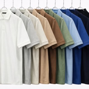 پولوشرت سه‌دگمه مردانه ژاکارد پنبه اعلا – کد 1006 | کیفیت ممتاز + رنگ‌بندی جذاب