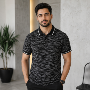 پولوشرت پنبه‌ای مردانه رینبو کد ۹۵۰ | خنک و سبک تابستانی