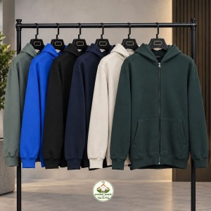 سویشرت پنبه سه نخ کلاهدار مردانه کد ۱۰۳۳