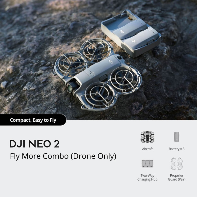 DJI Neo 2 Fly More Combo | نئو 2 کمبو  (فقط پهپاد)