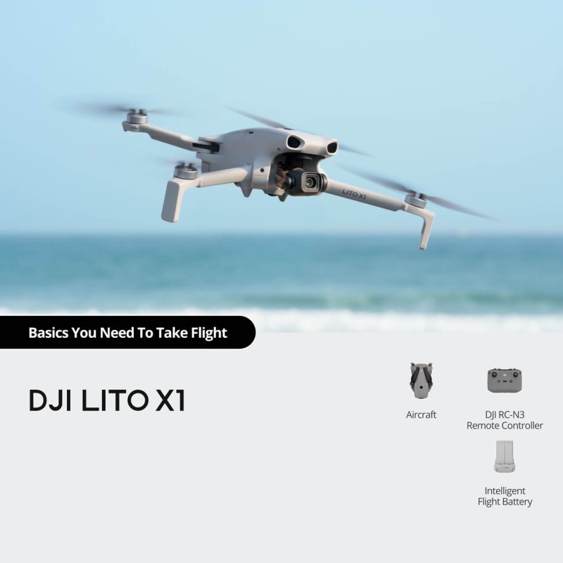 پهپاد DJI Lito X1 | هلیشات حرفه‌ای سبک با LiDAR و فیلم‌برداری 4K HDR